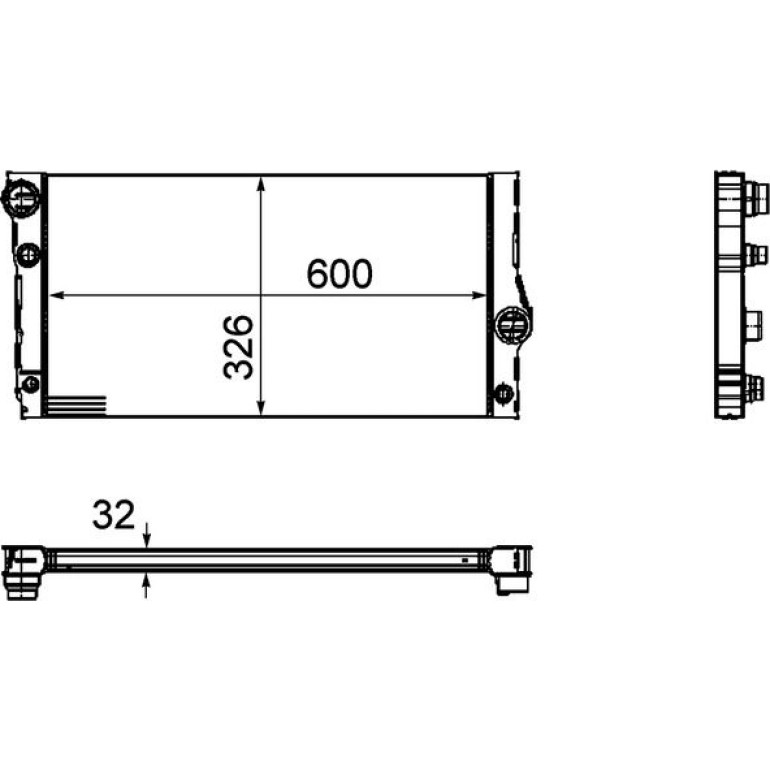 Kühler, Motorkühlung CR 1148 000P Kühler, Motorkühlung CR 1148 000P