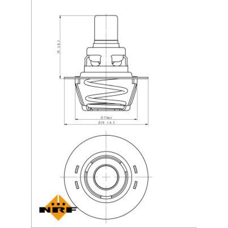 Thermostat, Kühlmittel 725141 Thermostat, Kühlmittel 725141