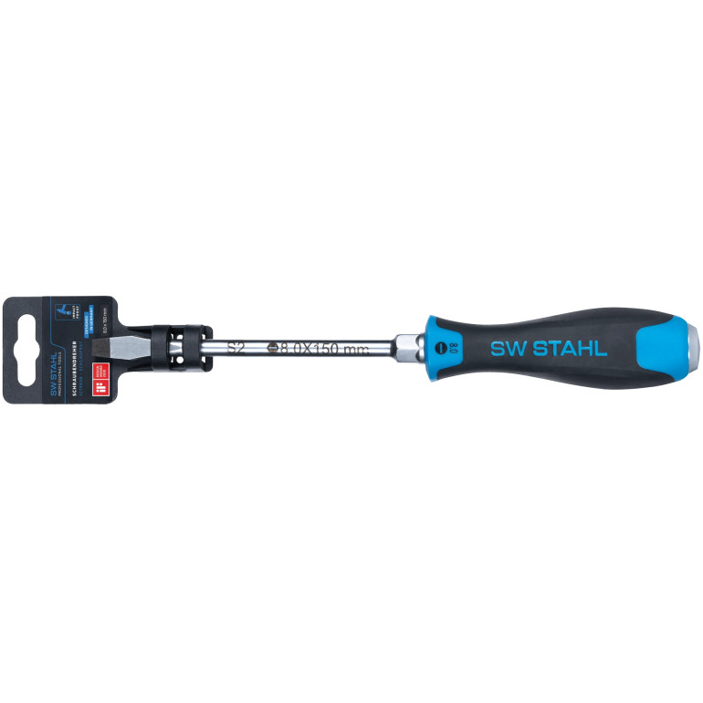 SW-Stahl Schraubendreher, Schlitz, 8,0mm 32798SB SW-Stahl Schraubendreher, Schlitz, 8,0mm 32798SB