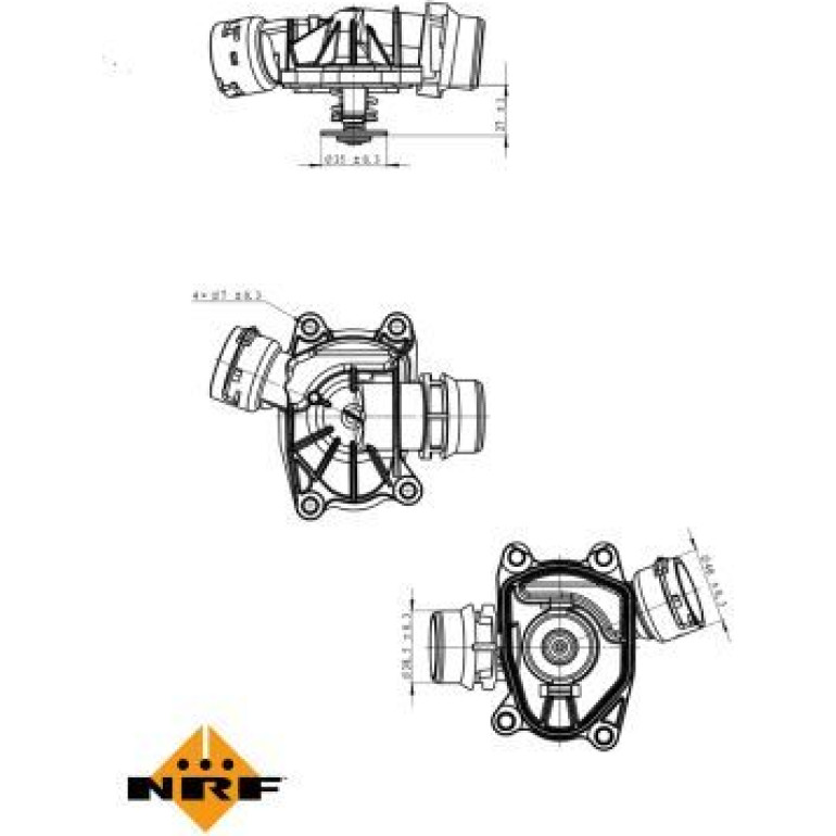 Thermostat, Kühlmittel 725091 Thermostat, Kühlmittel 725091