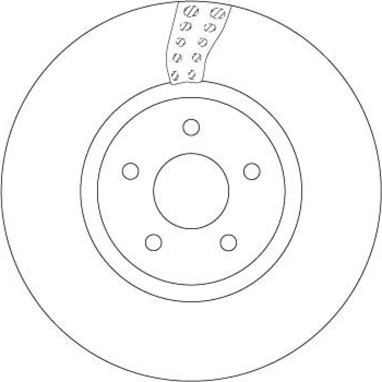 51 481 078 Bremsscheibe VA DF6662S 51 481 078 Bremsscheibe VA DF6662S