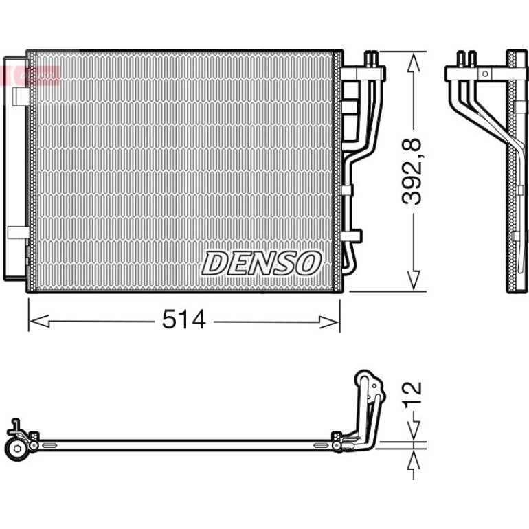 DENSO Kondensator, Klimaanlage DCN41014 DENSO Kondensator, Klimaanlage DCN41014