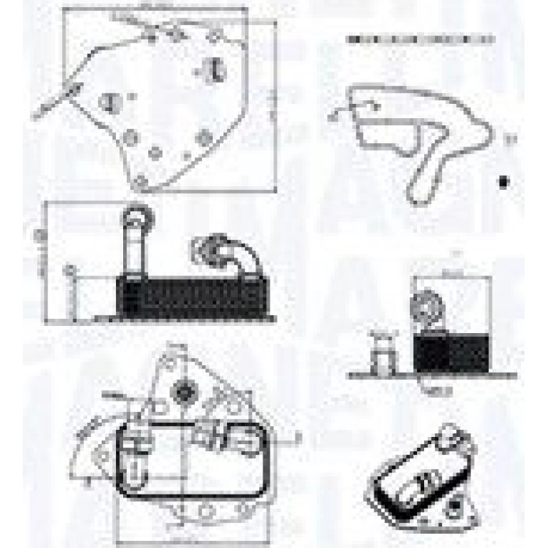 Ölkühler Motoröl Kühler ÖL 350300000700 Ölkühler Motoröl Kühler ÖL 350300000700