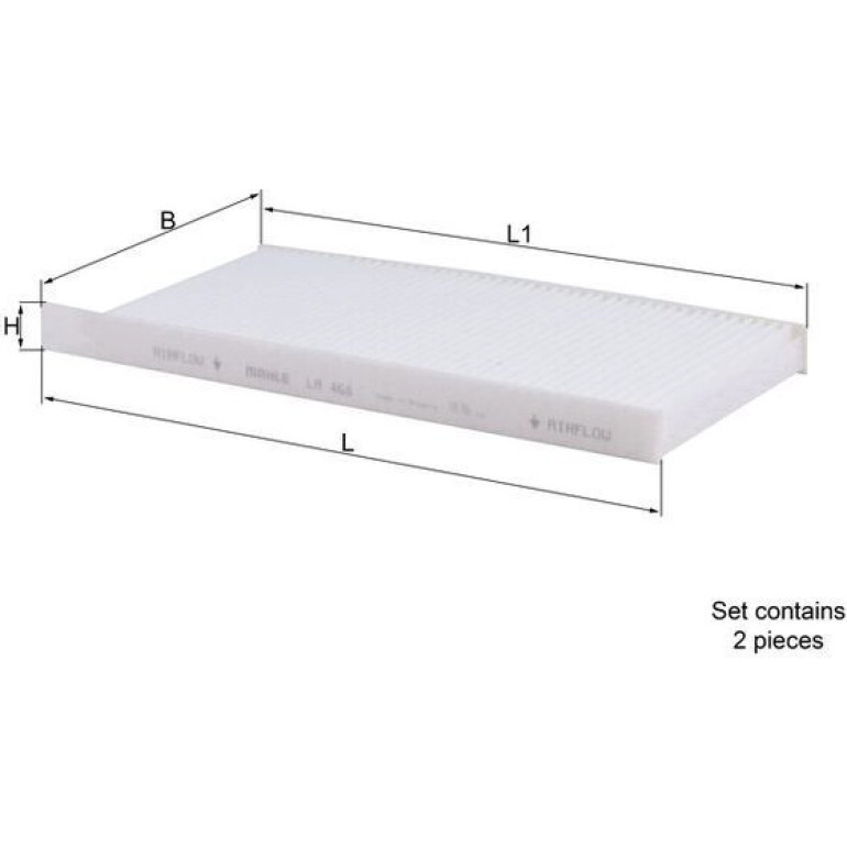 MAHLE Filter, Innenraumluft LA 468/S MAHLE Filter, Innenraumluft LA 468/S