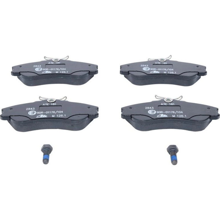 ATE Bremsbelagsatz Citroen Vorderachse Xsara Picasso 1, 6-2, 0 16V 99-10 13.0460-2862.2 ATE Bremsbelagsatz Citroen Vorderachse Xsara Picasso 1, 6-2, 0 16V 99-10 13.0460-2862.2