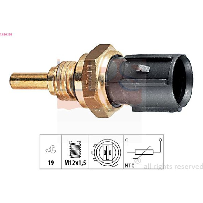Sensor, Kühlmitteltemperatur 1.830.198 Sensor, Kühlmitteltemperatur 1.830.198