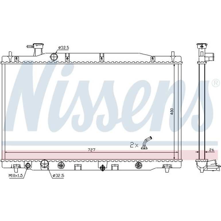 Wasserkühler PKW 681372 Wasserkühler PKW 681372