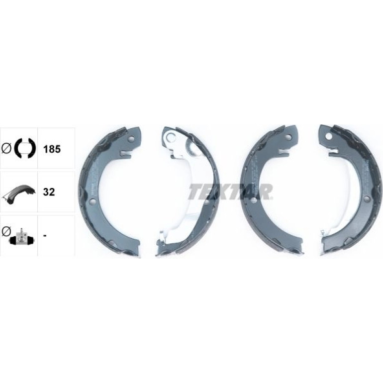 Handbremsbacken Toyota Corolla Verso 09 91077300 Handbremsbacken Toyota Corolla Verso 09 91077300