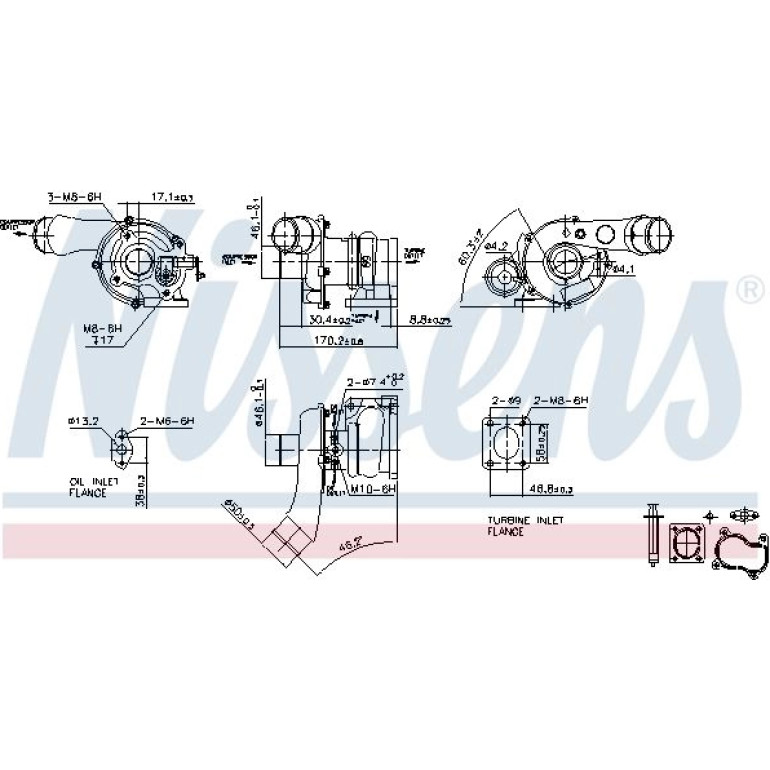 NISSENS Turbolader 93101 NISSENS Turbolader 93101