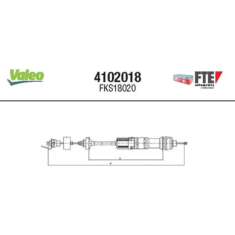 FTE Seilzug, Kupplungsbetätigung 4102018 FTE Seilzug, Kupplungsbetätigung 4102018