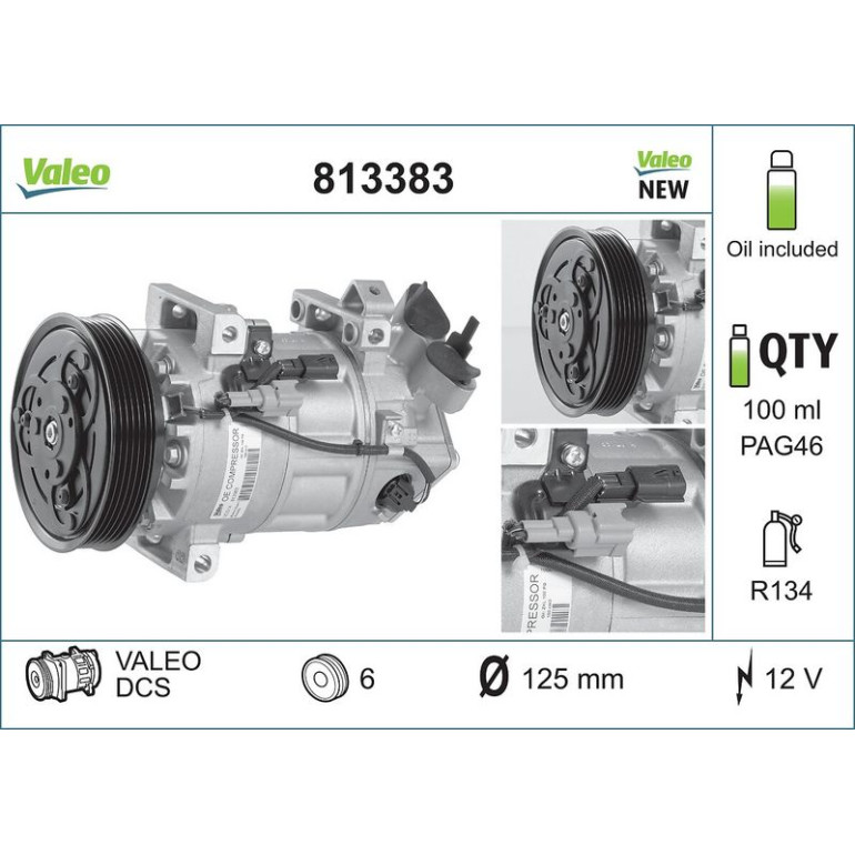 Kompressor, Klimaanlage 813383 Kompressor, Klimaanlage 813383