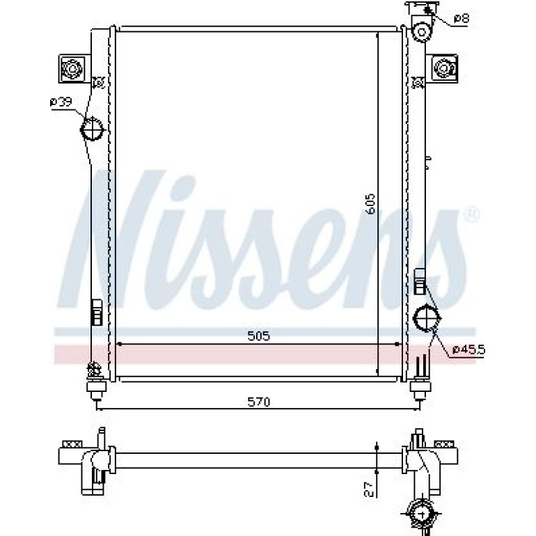 Wasserkühler PKW 61030 Wasserkühler PKW 61030