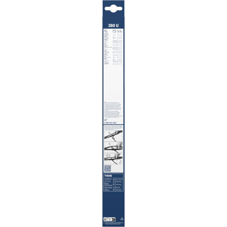 Bosch Wischerblatt U380 3397011353 Bosch Wischerblatt U380 3397011353