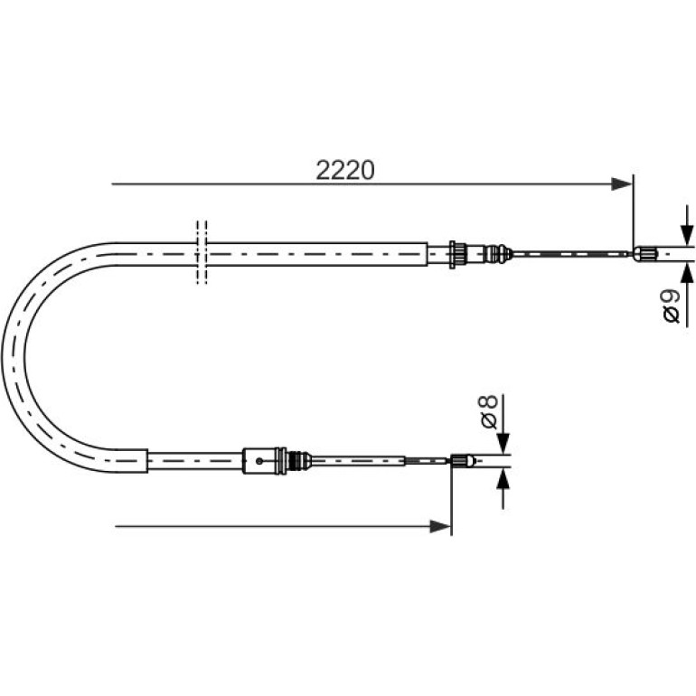 Handbremsseil 1987477652 Handbremsseil 1987477652