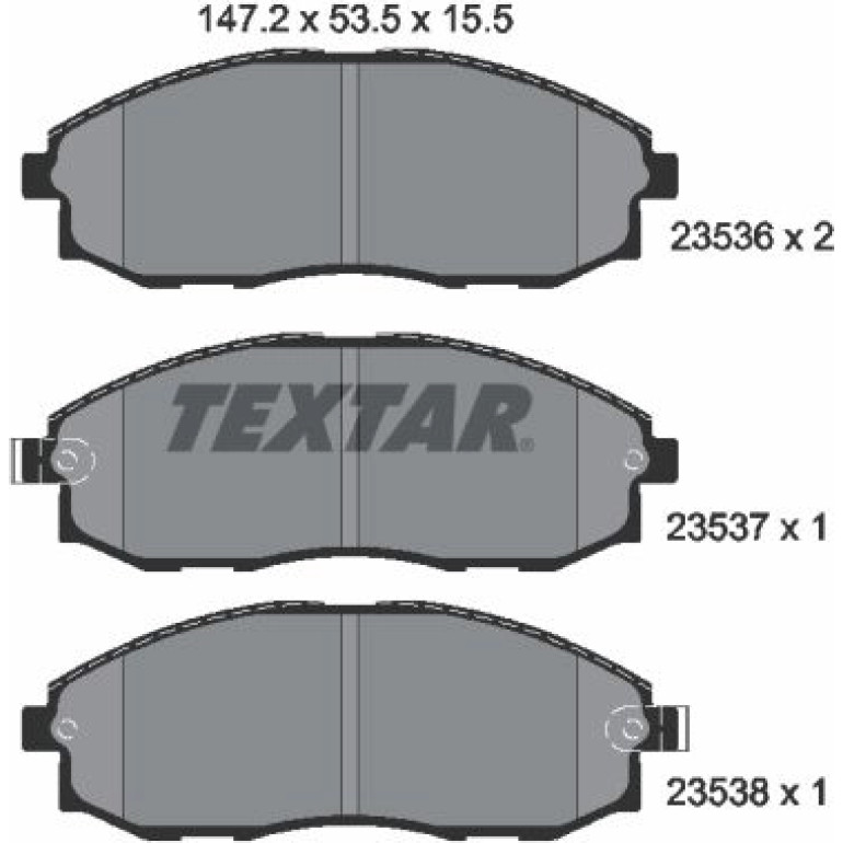 Bremsbelagsatz Hyundai P. H1 -04 2353601 Bremsbelagsatz Hyundai P. H1 -04 2353601