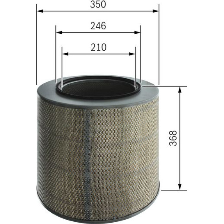 Luftfilter F 026 400 280 Luftfilter F 026 400 280