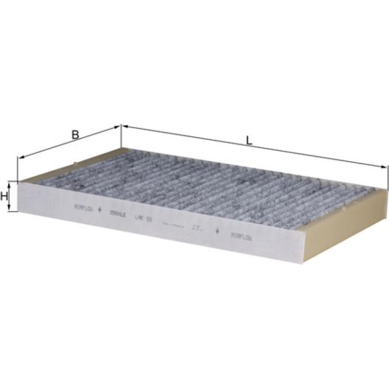 MAHLE Filter, Innenraumluft LAK 93 MAHLE Filter, Innenraumluft LAK 93