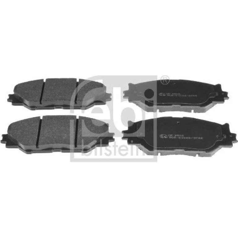 FEBI BILSTEIN Bremsbelagsatz, Scheibenbremse 116369 FEBI BILSTEIN Bremsbelagsatz, Scheibenbremse 116369