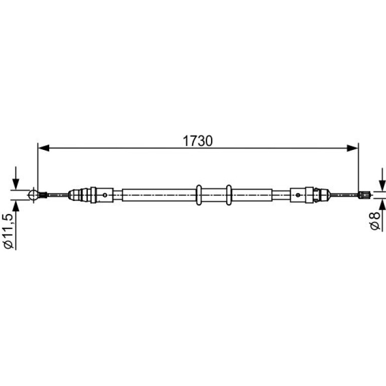Handbremsseil 1987482549 Handbremsseil 1987482549