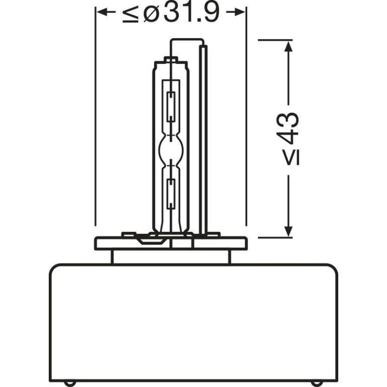 OSRAM XENARC ORIGINAL D5S | Xenon-Scheinwerferlampe 25W PK32d-7 66540-N OSRAM XENARC ORIGINAL D5S | Xenon-Scheinwerferlampe 25W PK32d-7 66540-N