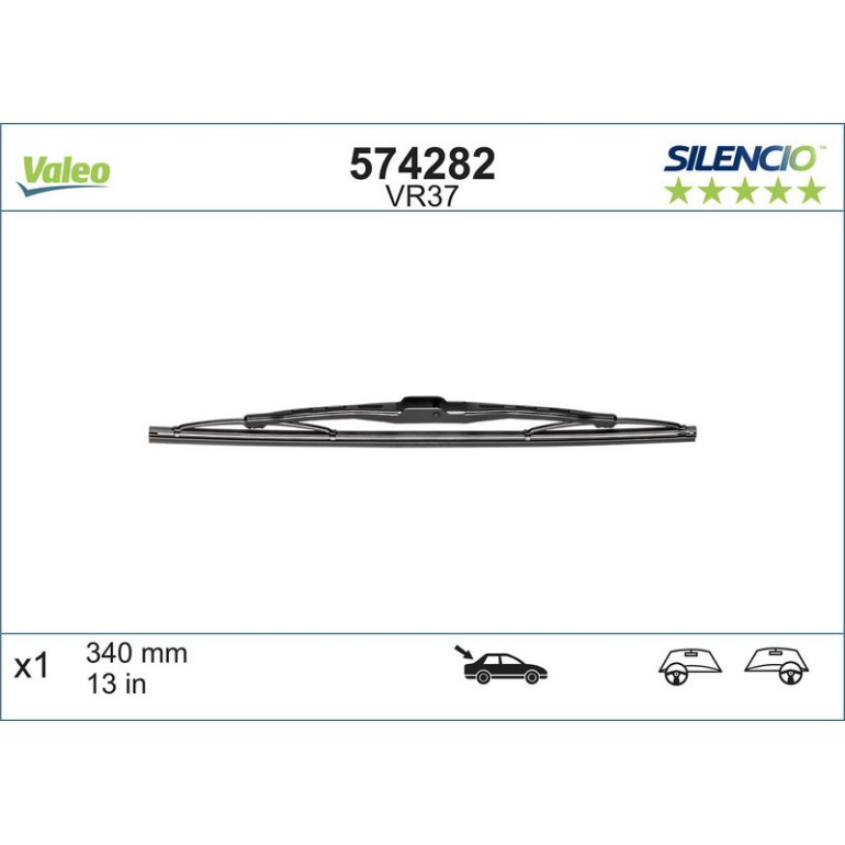 VM37 VALEO Silencio Heckwischer 574282 VM37 VALEO Silencio Heckwischer 574282