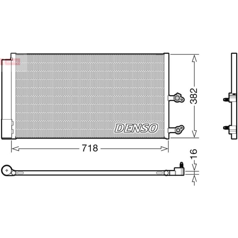 DENSO Kondensator, Klimaanlage DCN33014 DENSO Kondensator, Klimaanlage DCN33014