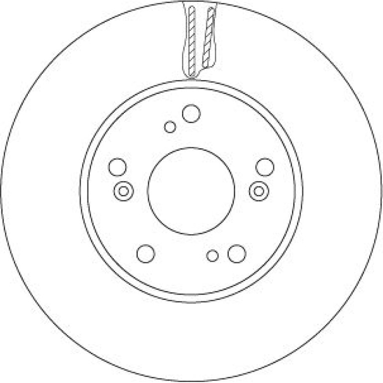 86 481 063 Bremsscheibe VA DF6527 86 481 063 Bremsscheibe VA DF6527