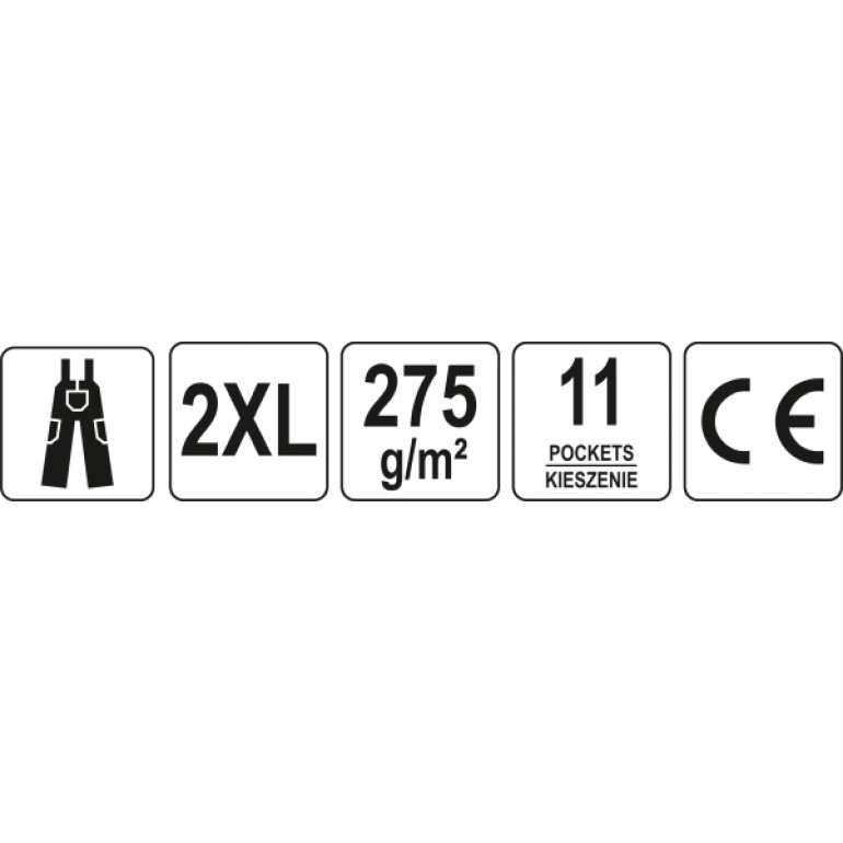 Yato Arbeits- Werkstatt Latzhosel / Xxl YT-8034 Yato Arbeits- Werkstatt Latzhosel / Xxl YT-8034