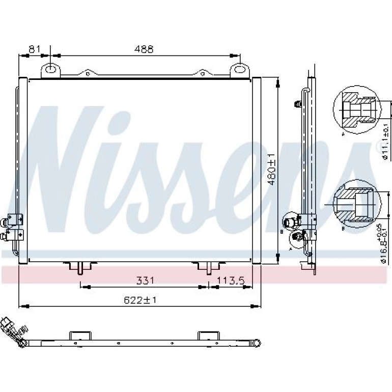 Kondensator PKW 94285 Kondensator PKW 94285