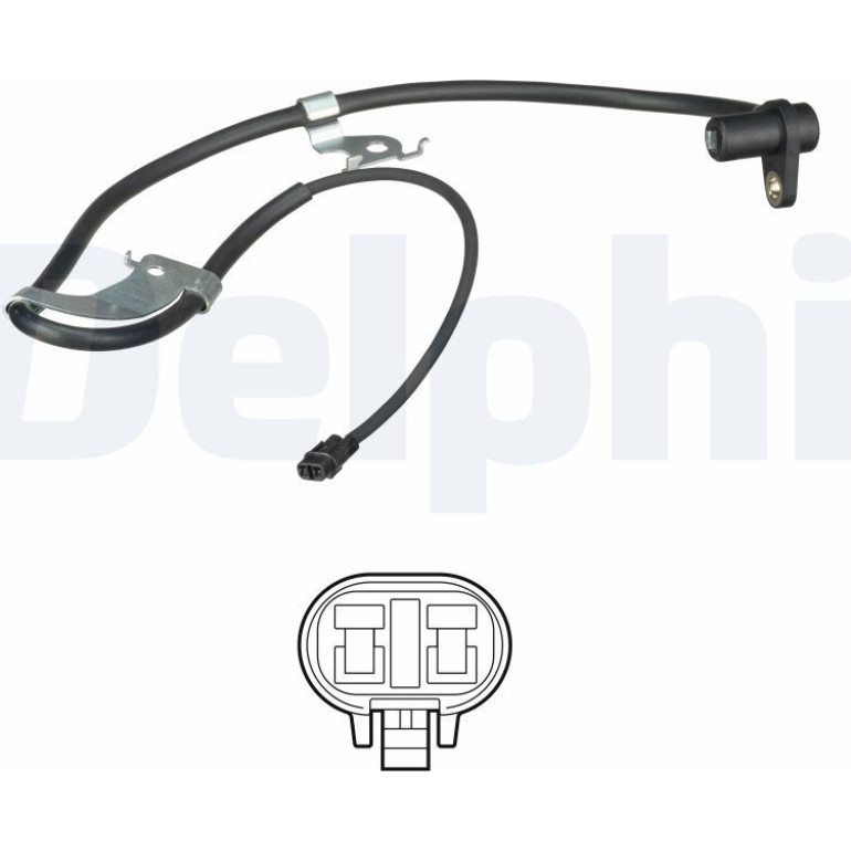 DELPHI Sensor, Raddrehzahl SS20632 DELPHI Sensor, Raddrehzahl SS20632