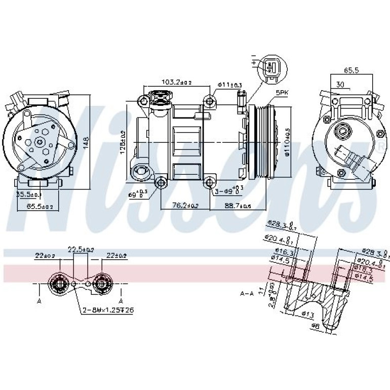 NISSENS Kompressor 89327