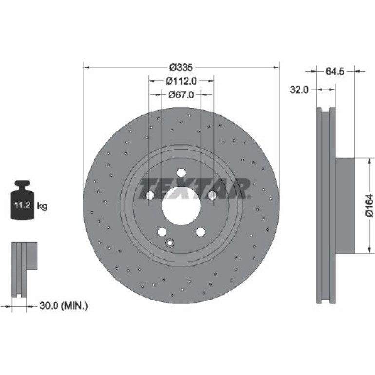 Bremsscheibe Db P. W221/C216 05-13 92171905 Bremsscheibe Db P. W221/C216 05-13 92171905