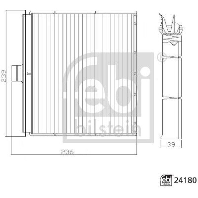 febi Innenraumfilter 24180 febi Innenraumfilter 24180