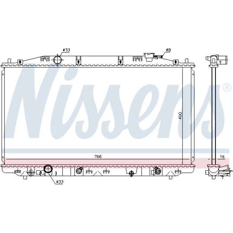 Wasserkühler PKW 68096 Wasserkühler PKW 68096