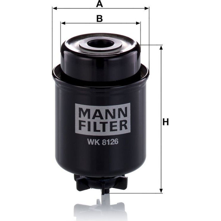 Mann & Hummel Kraftstofffilter WK 8126 Mann & Hummel Kraftstofffilter WK 8126
