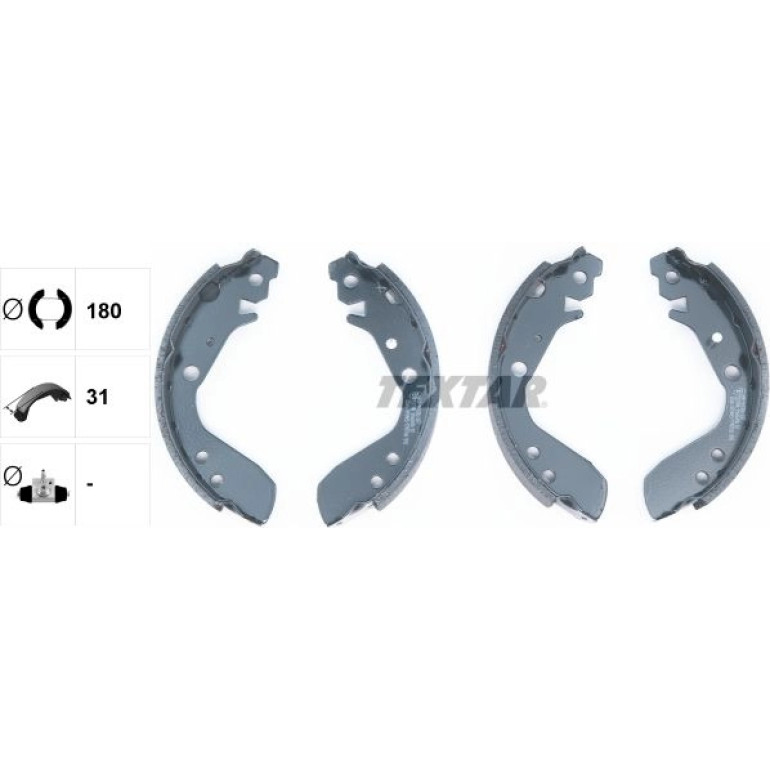 Bremsbacken Honda Jazz 02 91060400 Bremsbacken Honda Jazz 02 91060400