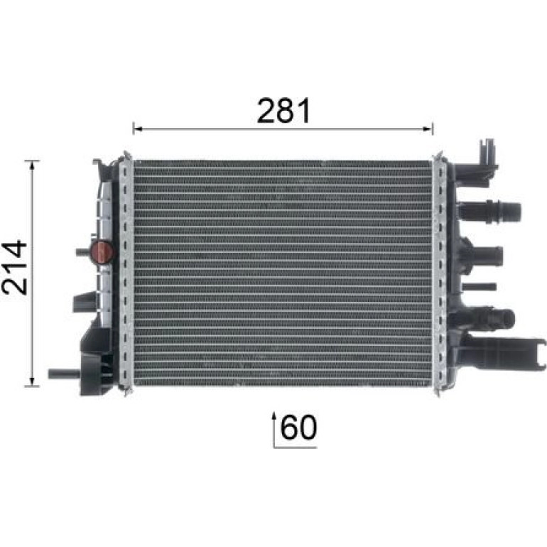 KÜHLER, MOTORKÜHLUNG CR2632000P KÜHLER, MOTORKÜHLUNG CR2632000P