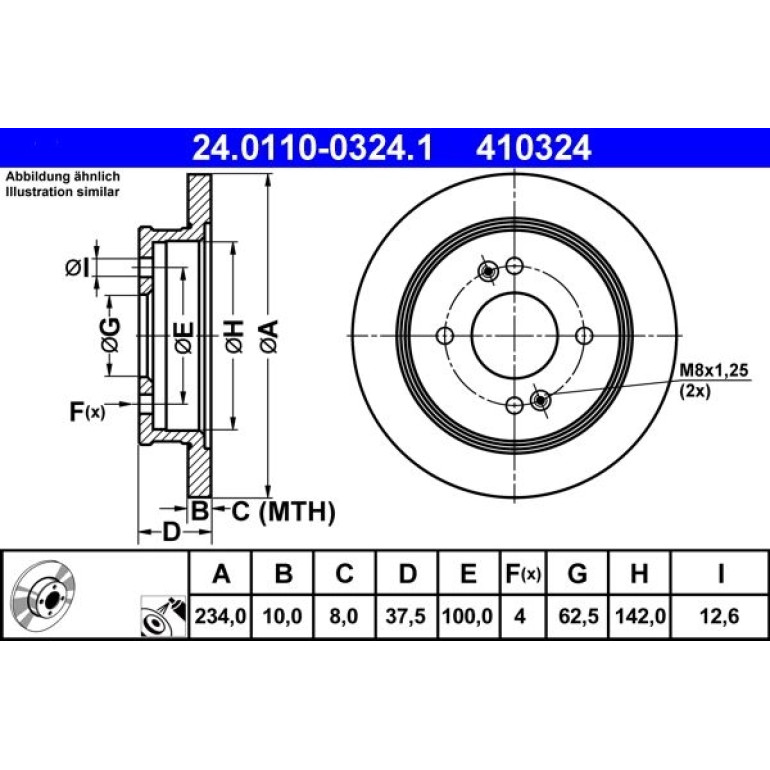 Bremsscheibe 24.0110-0324.1