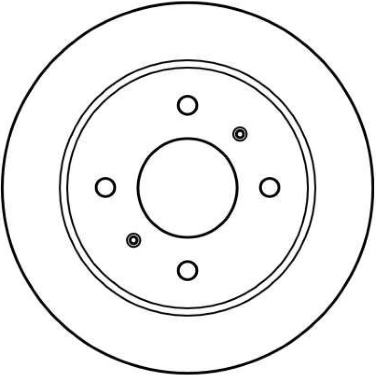 Bremsscheibe Nissan T. Primera DF2592 Bremsscheibe Nissan T. Primera DF2592