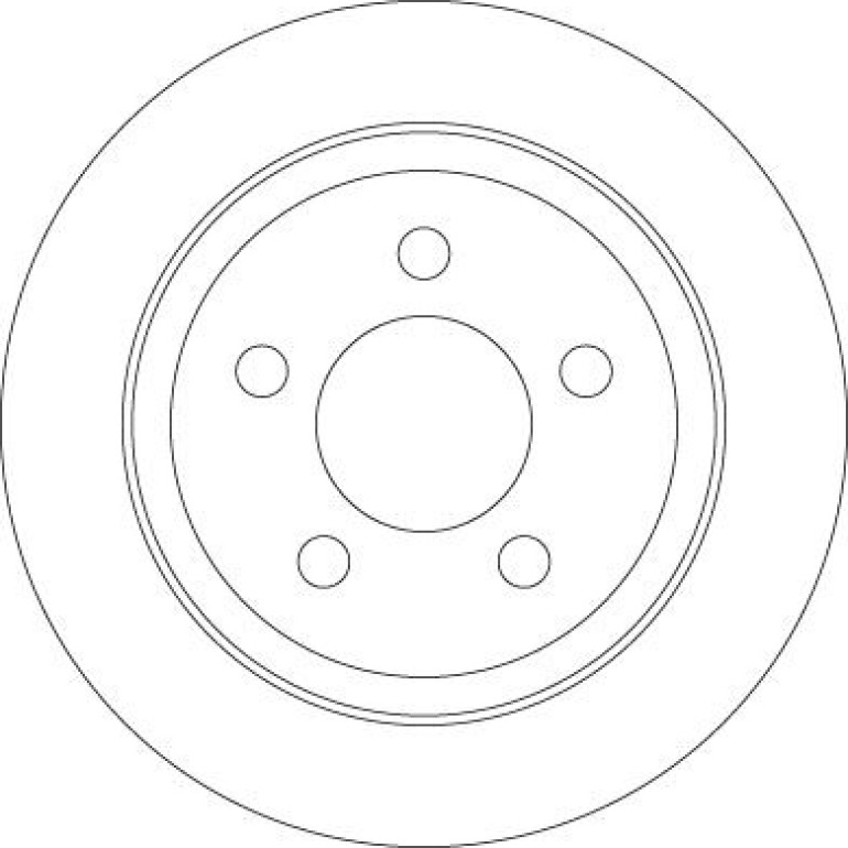 Bremsscheibe Jeep T. Cherokee 01-08 DF6386 Bremsscheibe Jeep T. Cherokee 01-08 DF6386