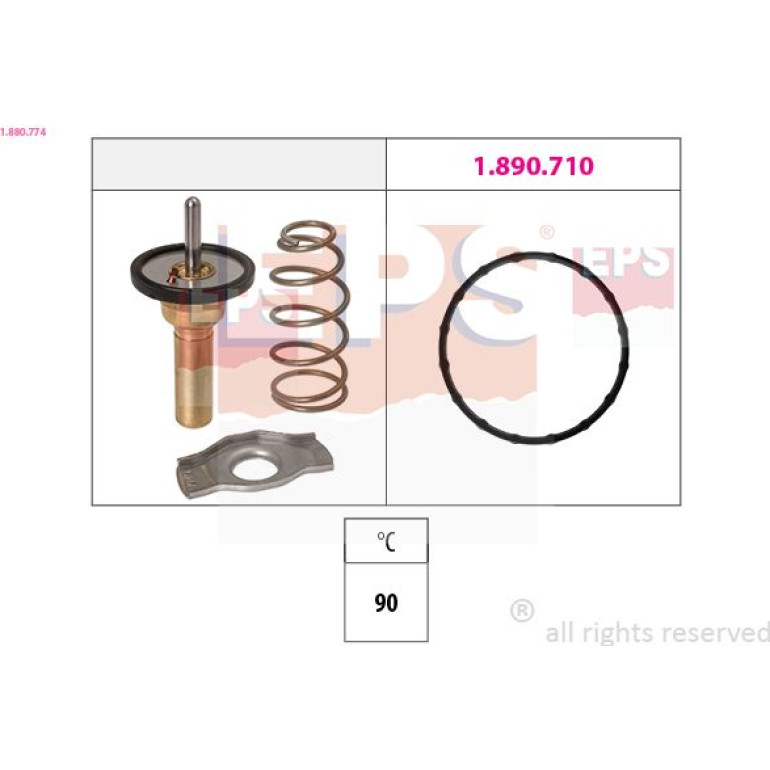 Thermostat, Kühlmittel 1.880.774 Thermostat, Kühlmittel 1.880.774