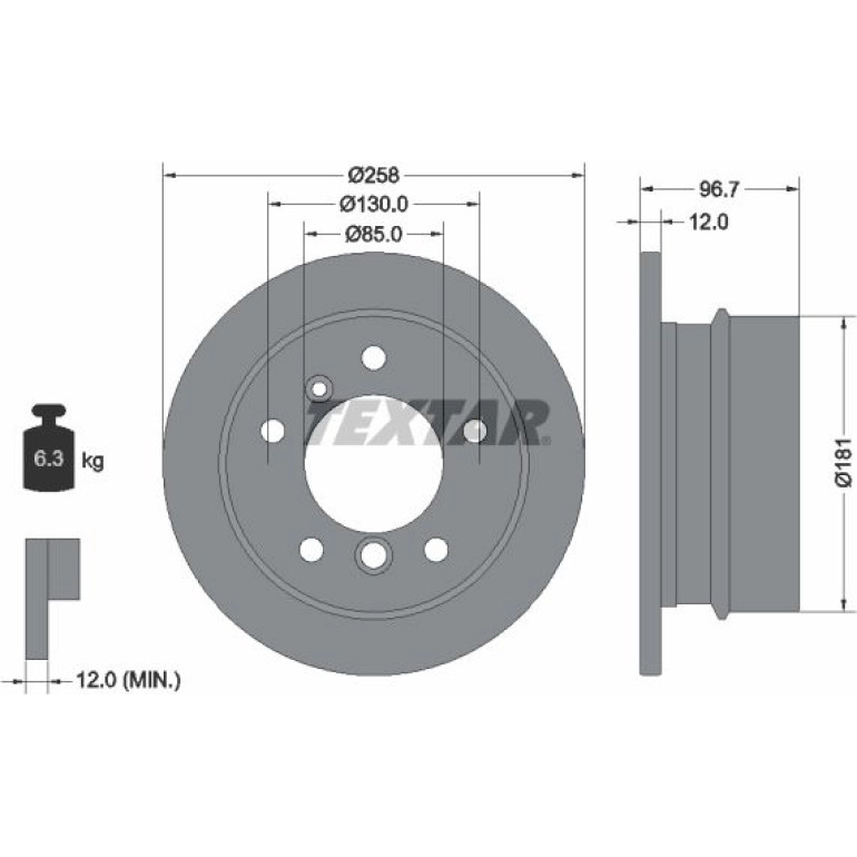 Bremsscheibe Db T. Sprinter 208-214 92137503 Bremsscheibe Db T. Sprinter 208-214 92137503