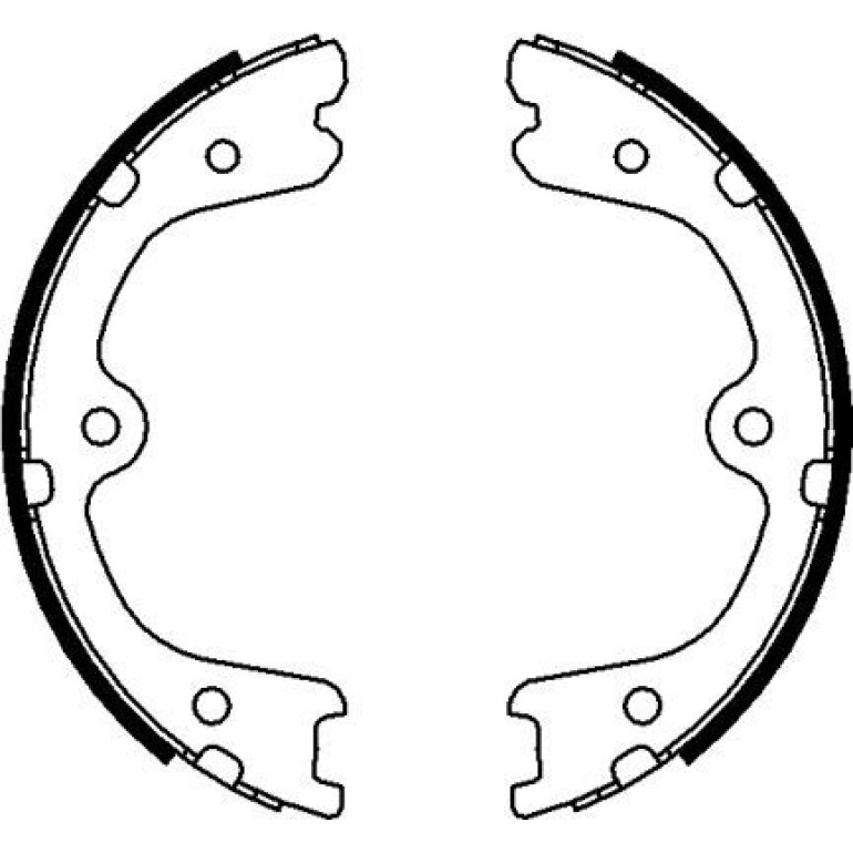 Handbremsbacken Nissan Navara 05-/Pathfinder 91073200 Handbremsbacken Nissan Navara 05-/Pathfinder 91073200