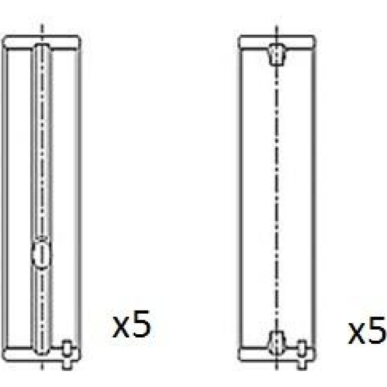 FAI AutoParts Kurbelwellenlager BM1034-025 FAI AutoParts Kurbelwellenlager BM1034-025