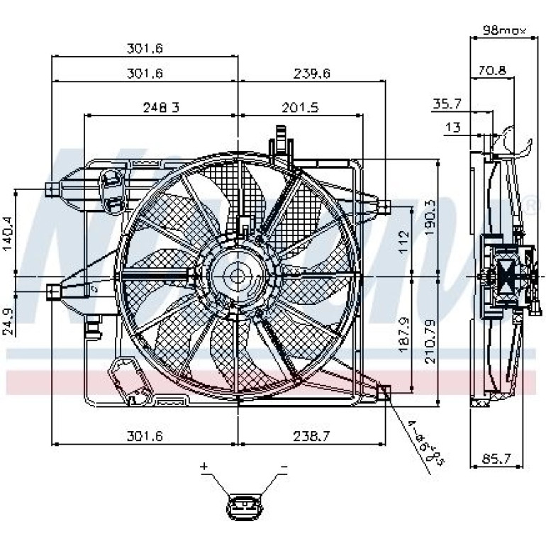 Kühlerlüfter PKW 85252