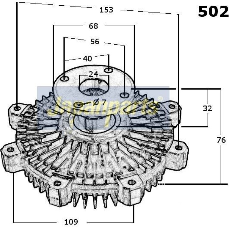 Kupplung, K÷hlerl Nach VC-502 Kupplung, K÷hlerl Nach VC-502