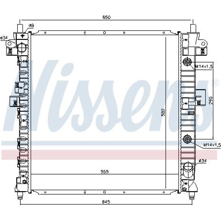 Wasserkühler PKW 64316 Wasserkühler PKW 64316