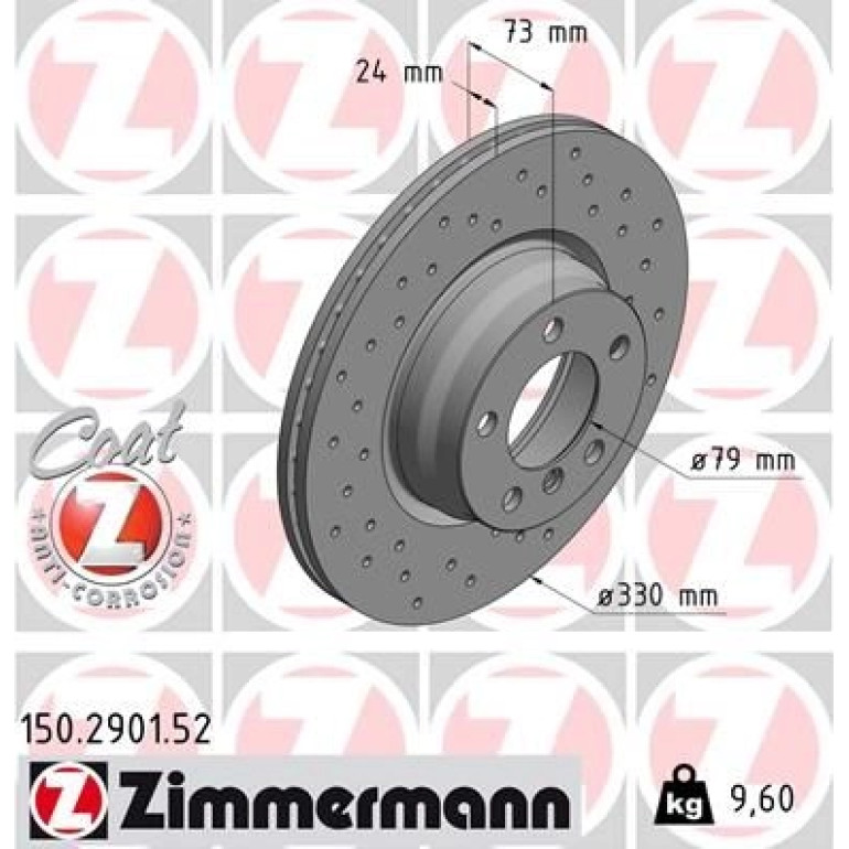 11 481 073 Sport Bremsscheibe VA Sport 150.2901.52 11 481 073 Sport Bremsscheibe VA Sport 150.2901.52
