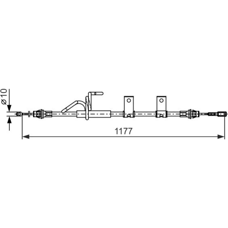 Handbremsseil li 1987482404 Handbremsseil li 1987482404