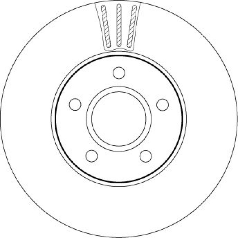 51 481 049 Bremsscheibe VA DF4465 51 481 049 Bremsscheibe VA DF4465